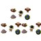Buttons Galore Flatback Embellishments for Crafts - Spaced Out - 15 Pieces